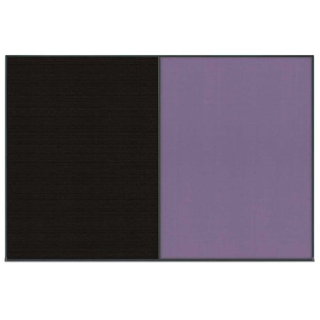 United Visual Products Enclosed Corkboard, 1 Door, 60"x36", 4" Fra, UV3403-BRONZE-BLACK UV3403-BRONZE-BLACK